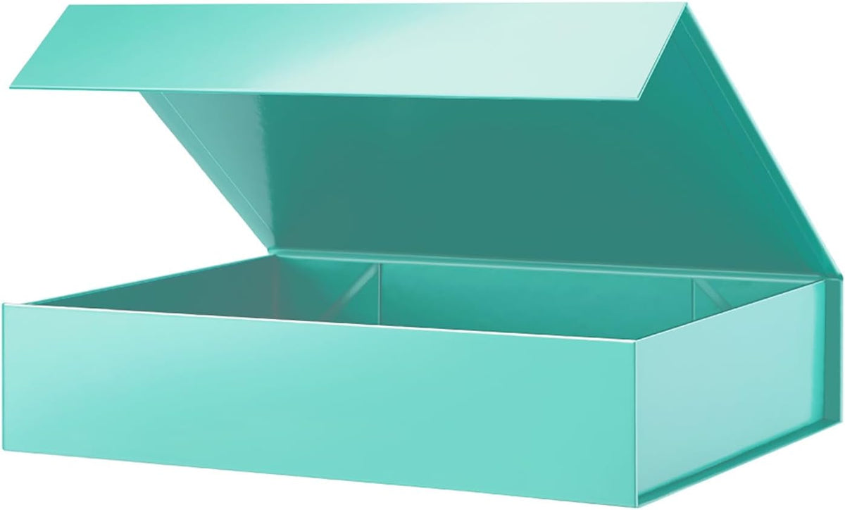 PACKHOME Gift Box 11.5x8x2.5 Inches, Sturdy Shirt Box with Magnetic Lid for Multiple Occasions
