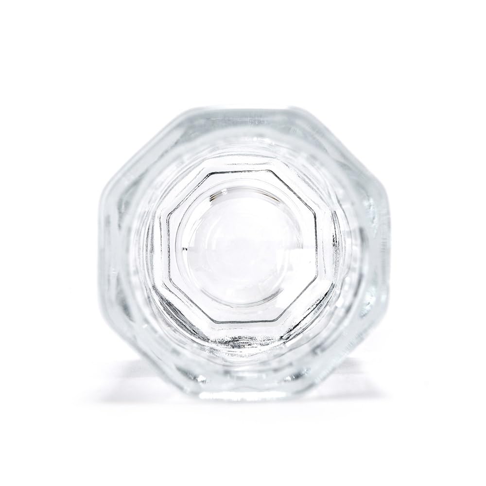 2Pcs Nail Art Dappen Dish Cups for Acrylic Liquid and Powder Clear Glass Nail Bowl Acrylic Powder