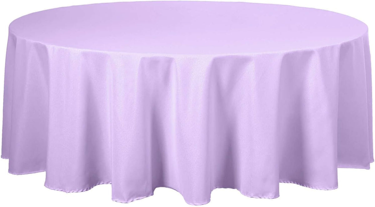 Efavormart Round Tablecloth, 108 Inch Stain & Wrinkle Resistant Washable Table Cloth, Decorative