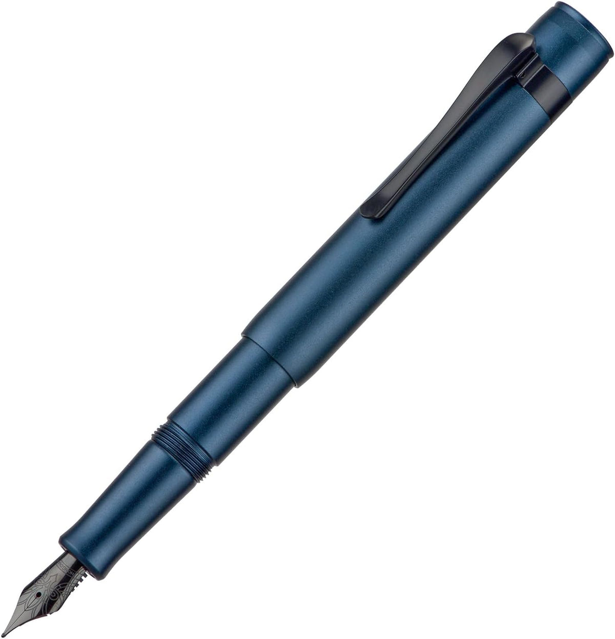 Hongdian M2 Black Forest Mini Fountain Pen, Medium Soft Nib & Sleek Shape Aluminium Short Pocket