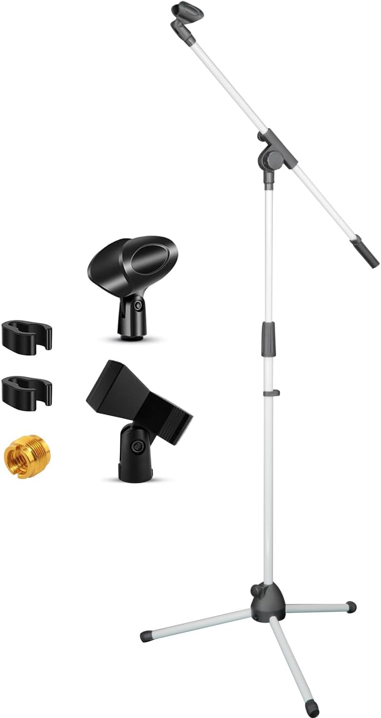 5 Core Tripod Mic Stand Floor Adjustable 18 to 72 Inches Sturdy Boom Arm Holder Microphone Stands