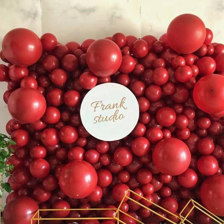 412pcs Red Balloons 18 12 10 5 Inch Red Balloon Garland Arch Kit Different Sizes Matte Latex