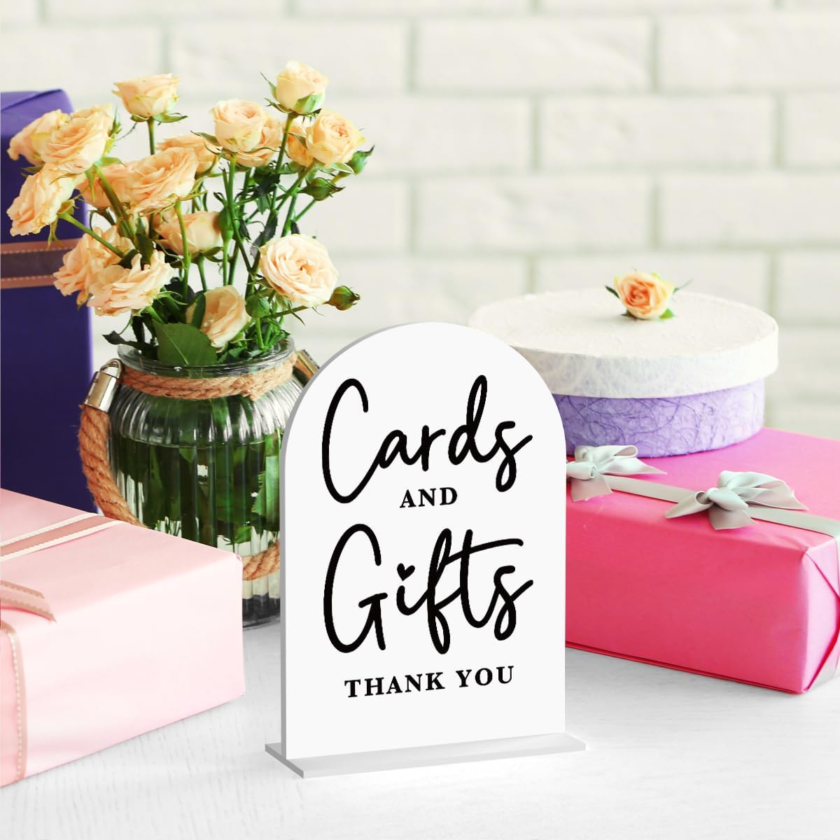 Acrylic Wedding Sign Cards and Gifts Sign for Wedding Wedding Signs for Ceremony Modern Calligraphy
