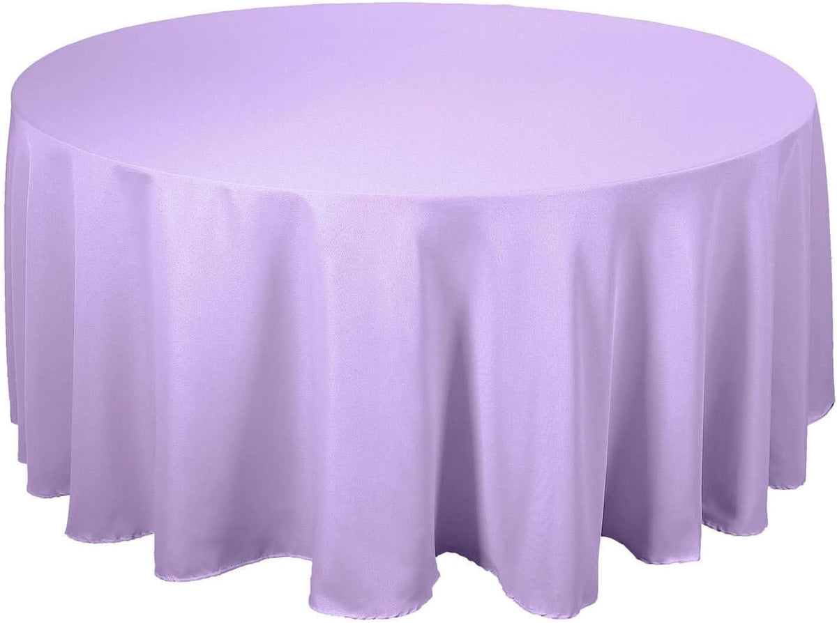 Efavormart Round Tablecloth, 120 Inch Stain & Wrinkle Resistant Washable Table Cloth, Decorative