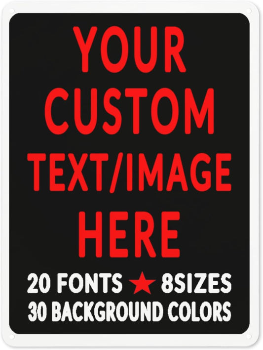 Custom Sign Personalized Custom Metal Sign, Customize For Office, Business, Workplace, Office