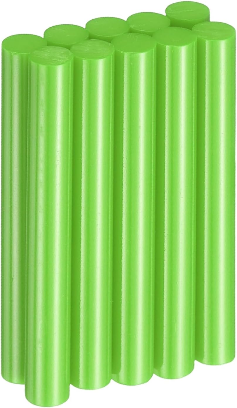 HARFINGTON 10pcs Hot Glue Sticks 0.43" Dia x 3.94" Long EVA Mini Hot Melt Adhesive Glue Stick for