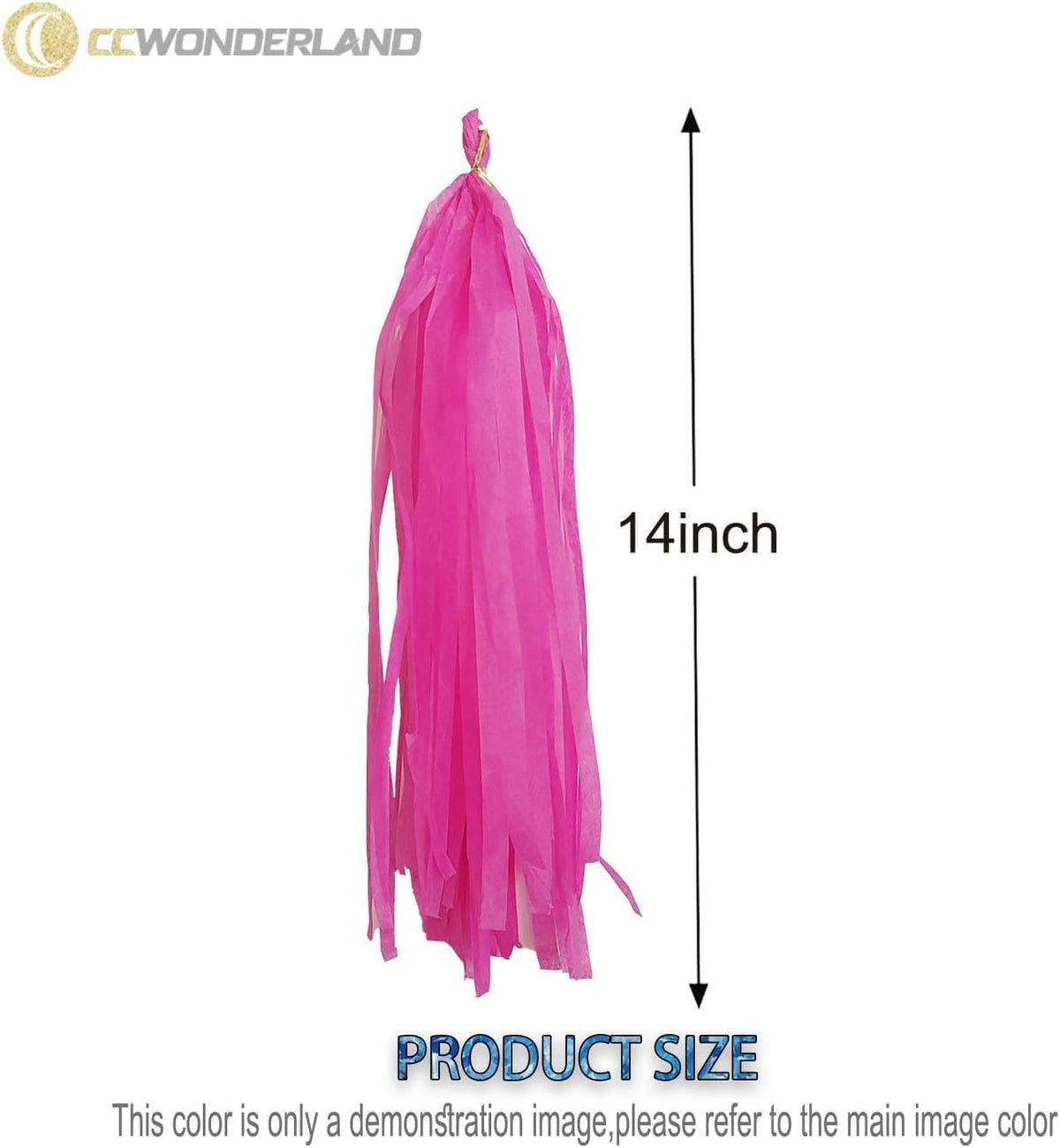 Blue Pink Tassel Garland Tissue Paper Banner,Table Decor,for Baby Shower,Boy or Girl Gender