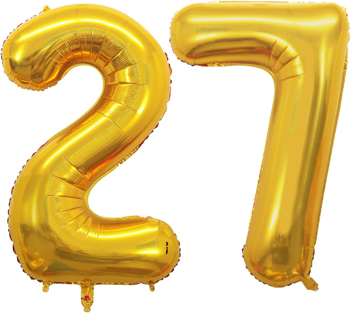 GOER Number 27 Balloons for 27th Birthday Party Decorations,42 Inch Jumbo Foil Helium 72 Balloons
