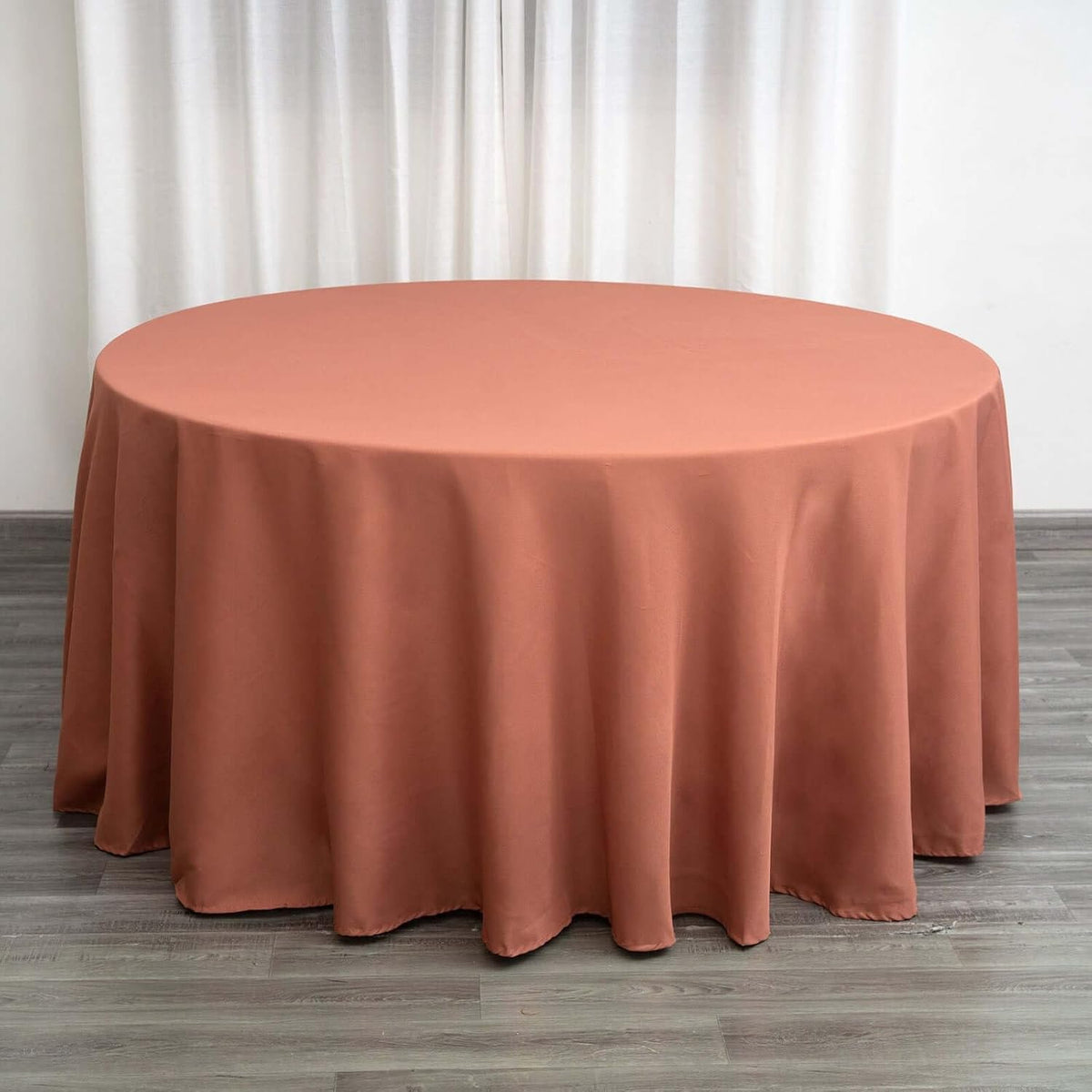 Efavormart Round Tablecloth, 120 Inch Stain & Wrinkle Resistant Washable Table Cloth, Decorative