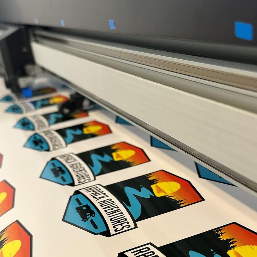 Custom Waterproof Vinyl Stickers with Your Image Photo Text or Logo | Personalized Dishwasher Safe