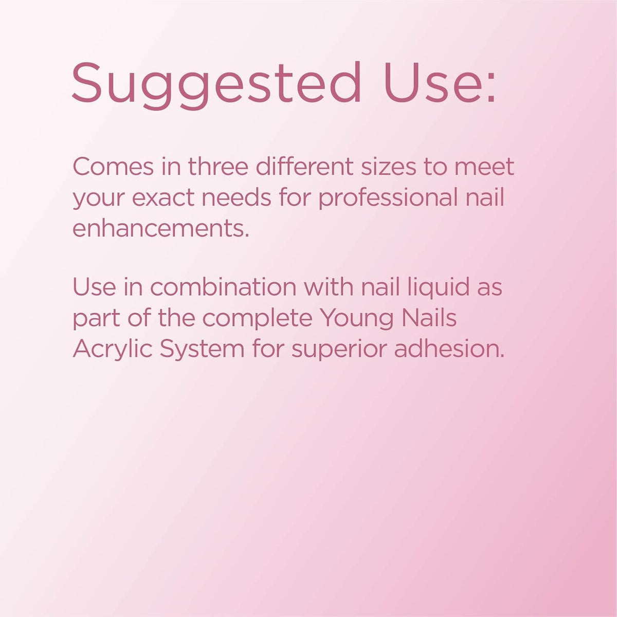 Young Nails Acrylic Powders, Cover - Created for a flawless consistency and superior adhesion