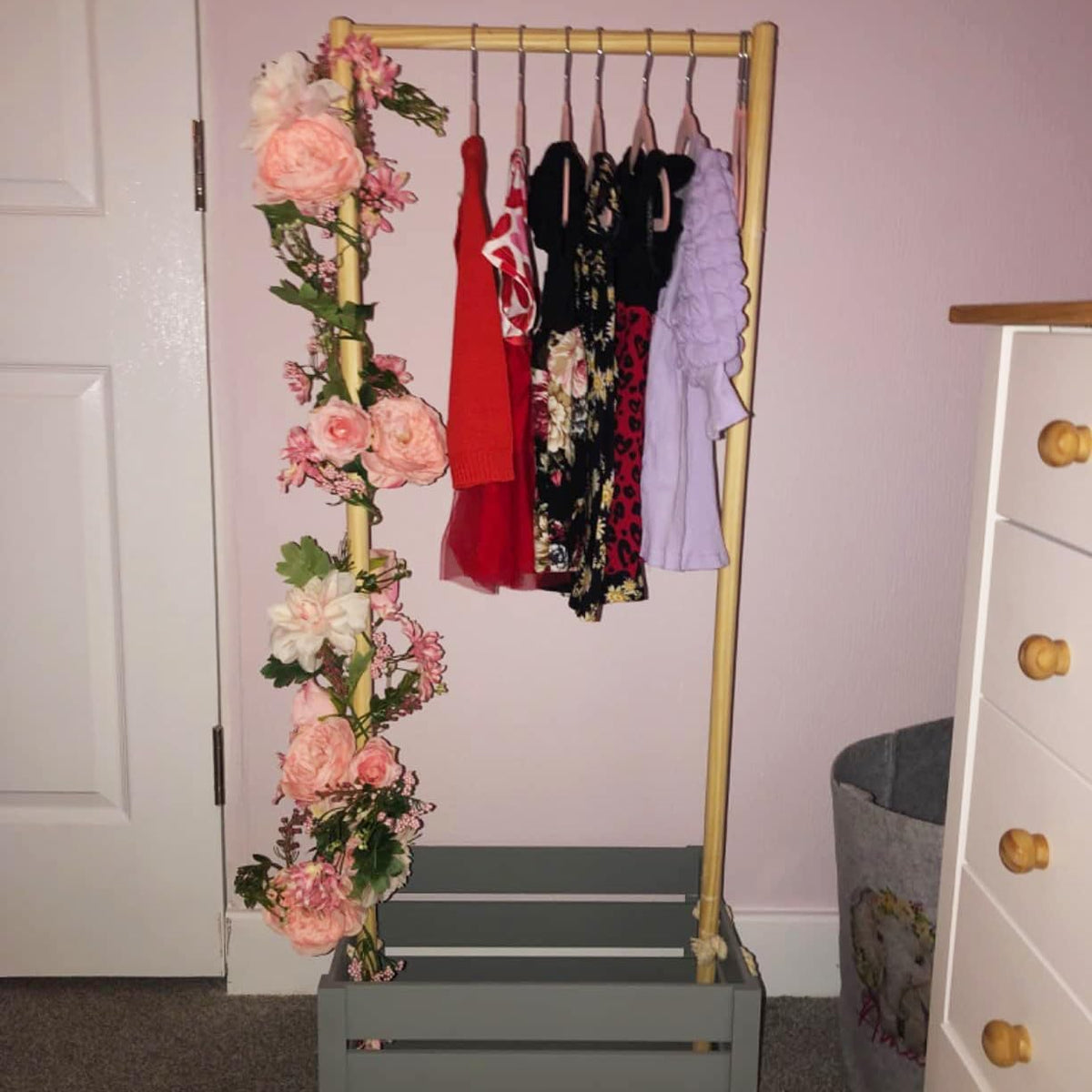 Rose Flower Vine, Peony Flowers, Center Flower Decoration, 6' Length, Floral Garland for Wedding