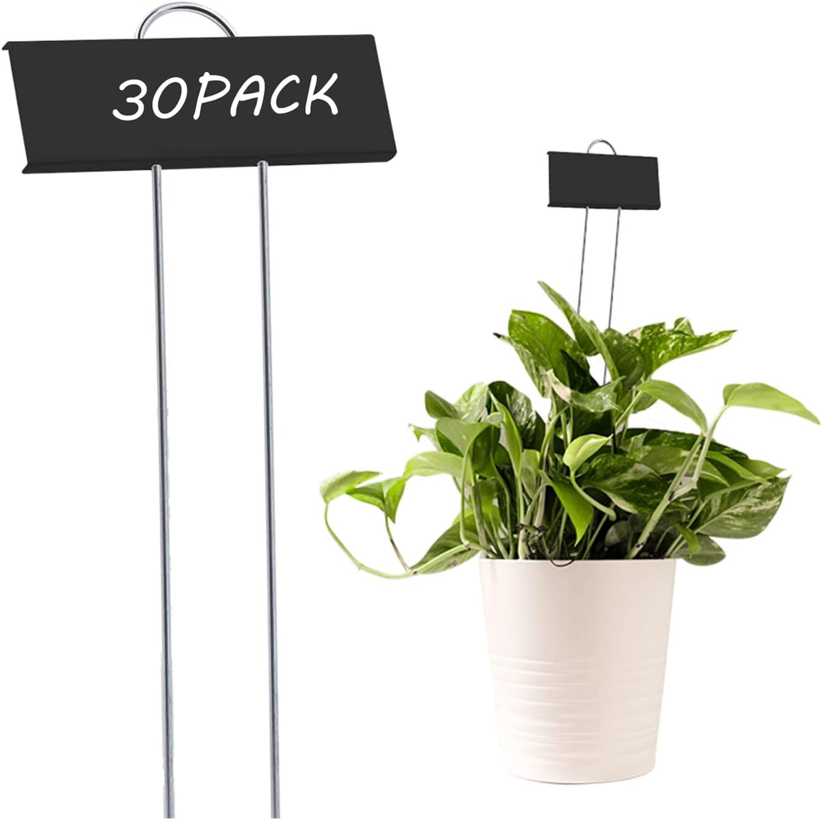 30pcs Plant Labels for Outdoor Garden Waterproof Plant Markers for Outdoor Plants, 11inch Metal