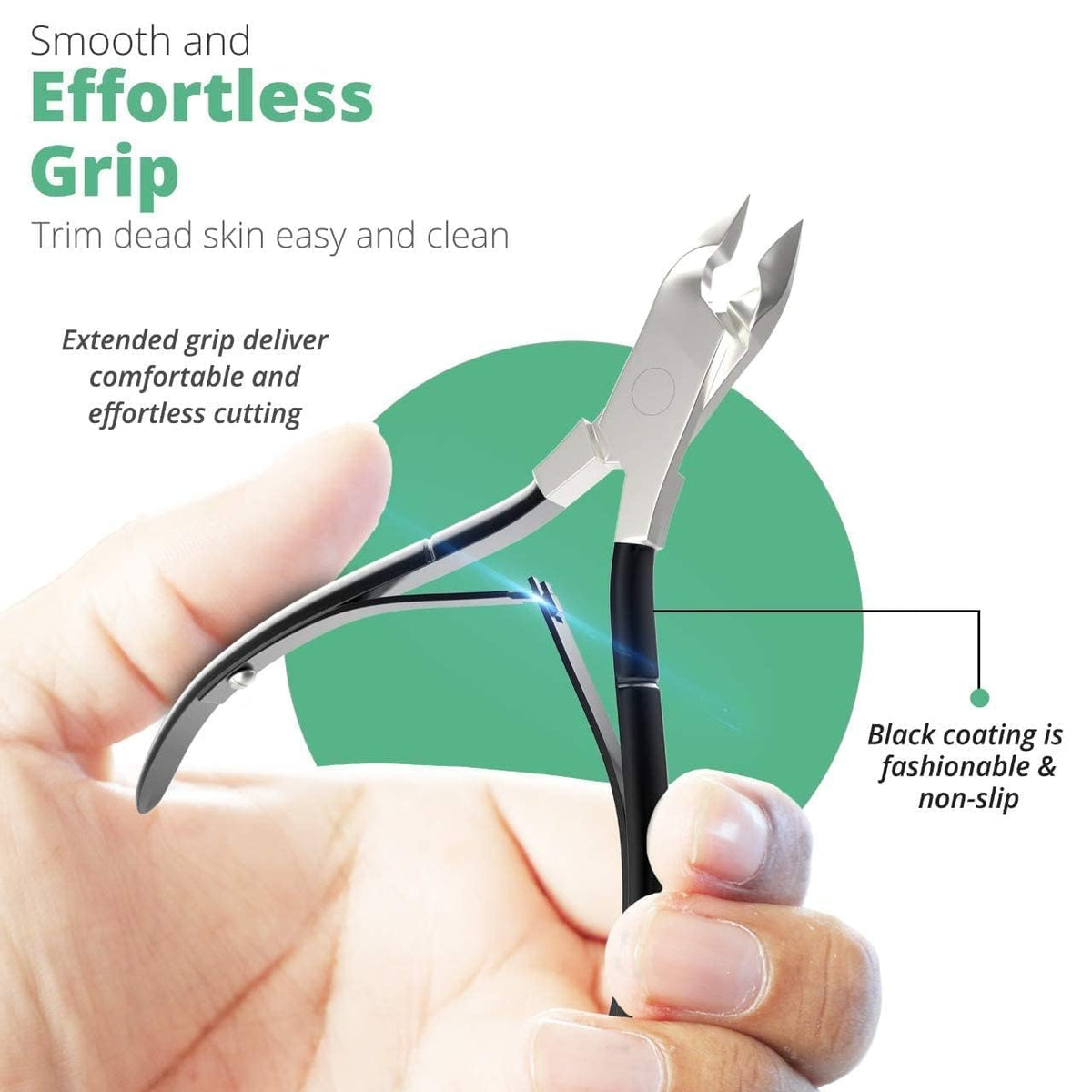 Professional Cuticle Trimmer Nail Cuticle Cutter Stainless Steel Cuticle Nippers with Sharp Blades