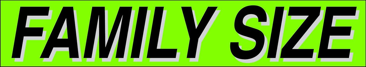 Ez-line Vinyl Windshield Stickers 3 Dozen 15 Inch Chartreuse Slogan Dealership Pro Pack for Car