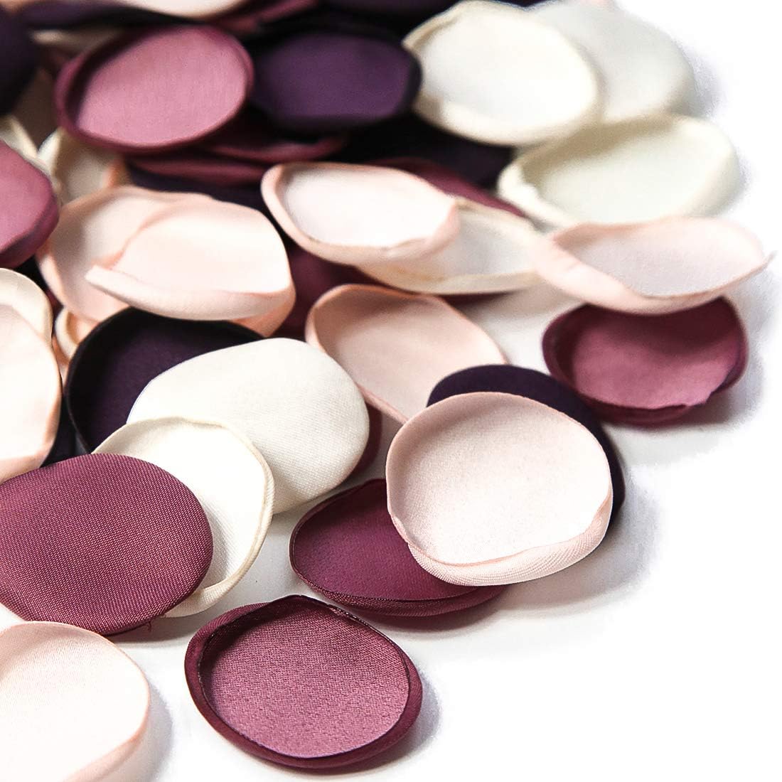 Floroom 300pcs Rose Petals Plum Fake Faux Silk Flower Petals for Wedding Flower Girl Basket Aisle