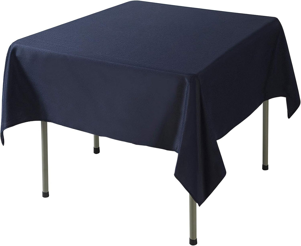 Cupuamon Square Tablecloth 70x70 inch Washable Polyester Fabric Table Cloth for Wedding Party