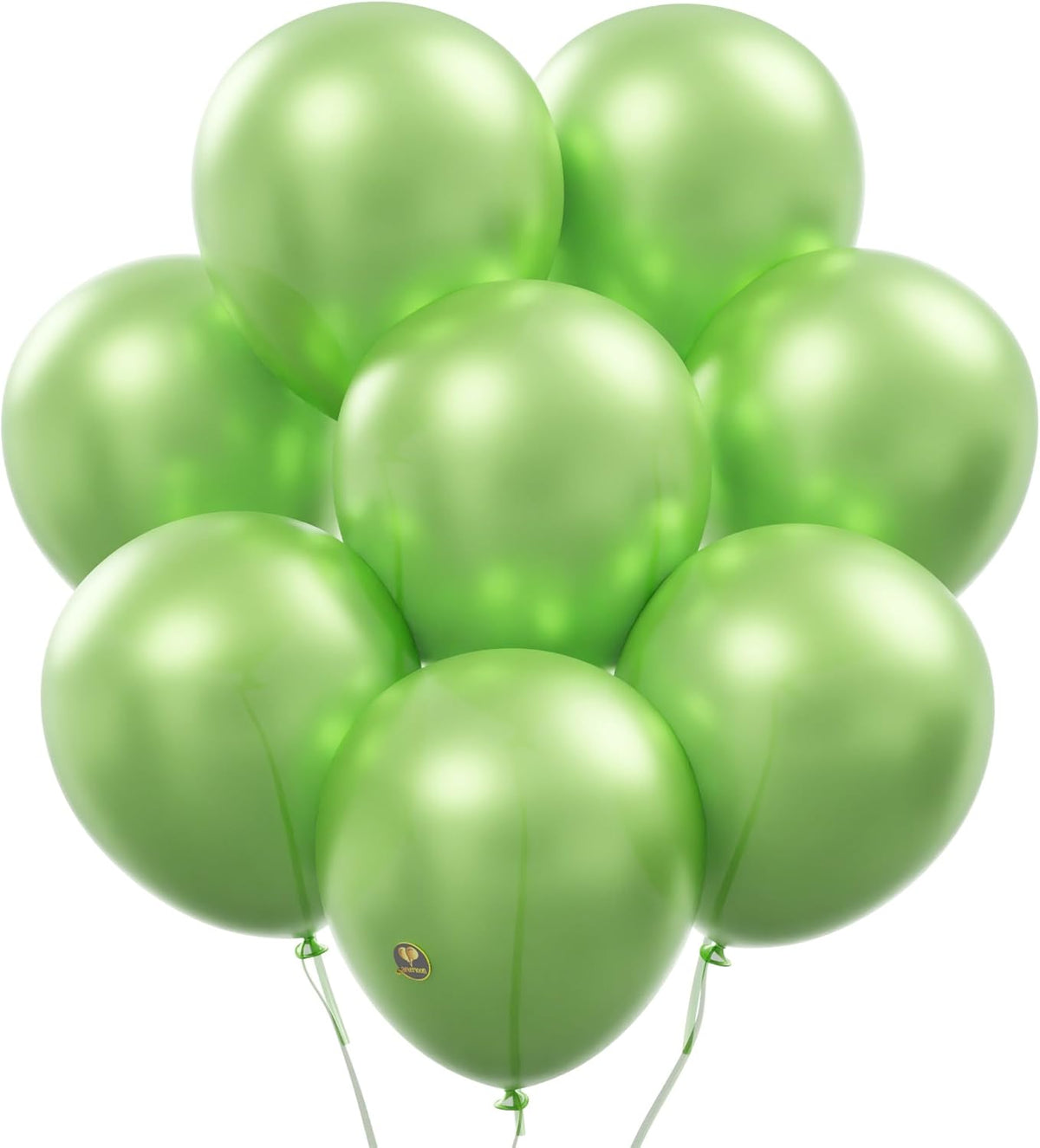 AFTERLOON® Biodegradable Balloons 24 pcs Pearlized Lime Green 10 Inch, Pearlescent Thickened Extra