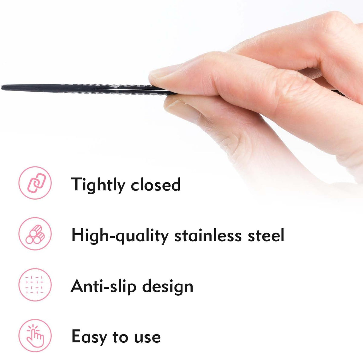 VEYES INC Lash Tweezers for Eyelash Extensions,Fiber Tip Tweezers for Individual Classic and Volume