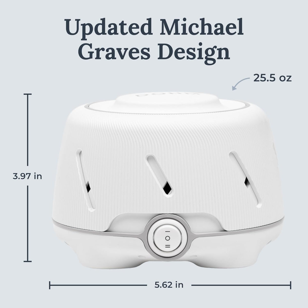 Yogasleep Dohm (White/Gray) & Travel Case (2 Piece Set) The Original White Noise Machine with