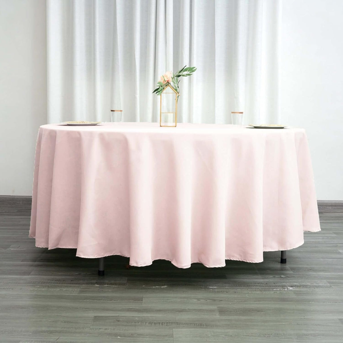 Efavormart Round Tablecloth, 108 Inch Stain & Wrinkle Resistant Washable Table Cloth, Decorative