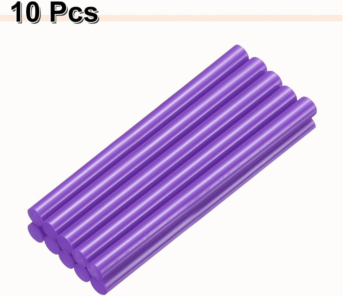 HARFINGTON 10pcs Hot Glue Sticks 0.43" Dia x 5.91" Long EVA Mini Hot Melt Adhesive Glue Stick for