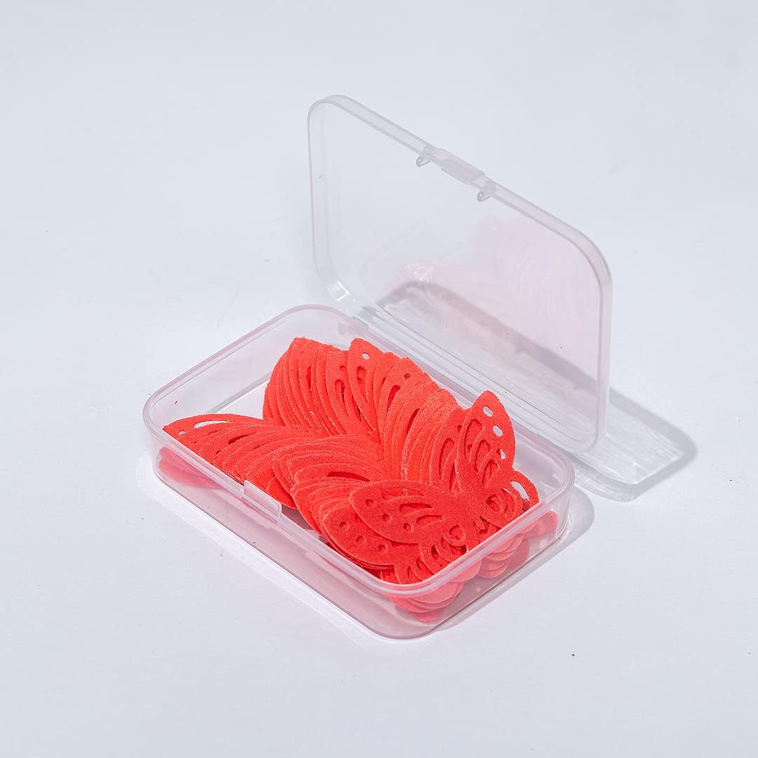 Red Edible butterflies Wafer Paper Cake Cupcake for Decorating Rice Paper Flower Food Decorations
