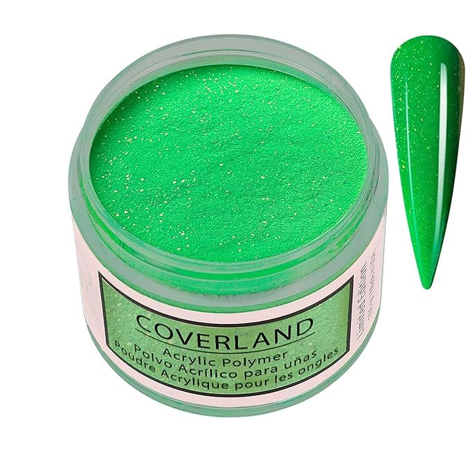 Tones Coverland Acrylic Nail Powder "Green Apple" - Limited Edition Acrylic Powder for Nail Design