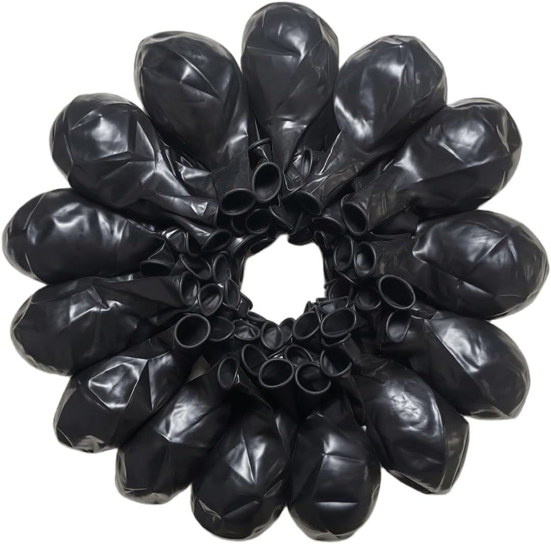 90 Pack Black Balloons 18 inch Black Latex Party big Balloon Bulk for Various Party Events