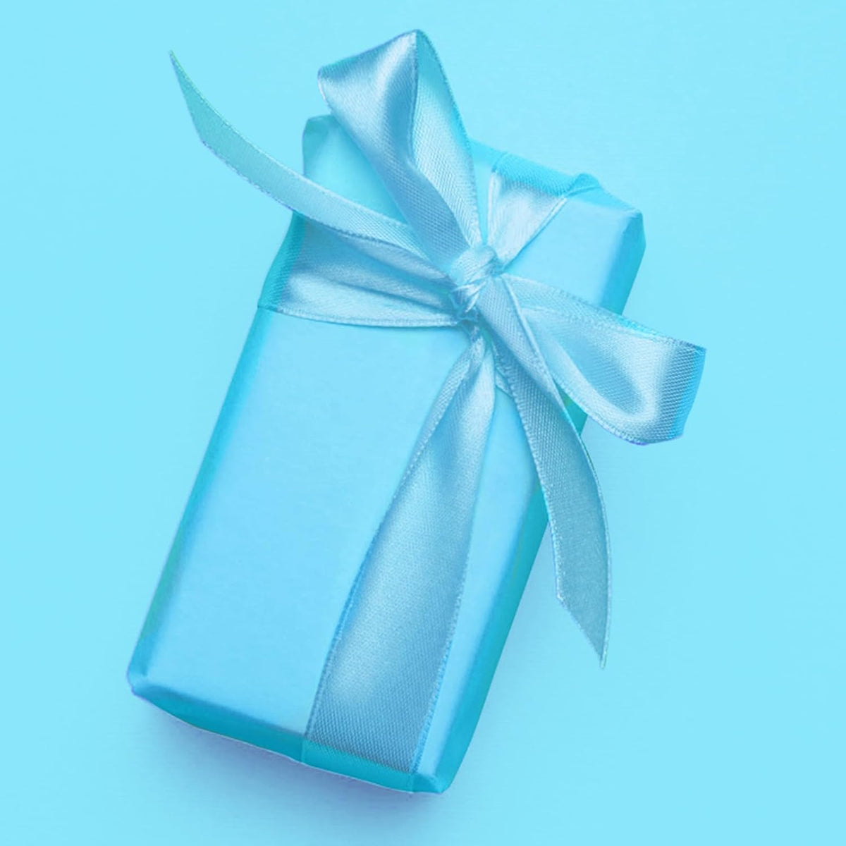 Vanhench 36" x 2400" (200') Sky Blue Wrapping Paper, Solid Color Art Kraft Craft Paper for Birthday