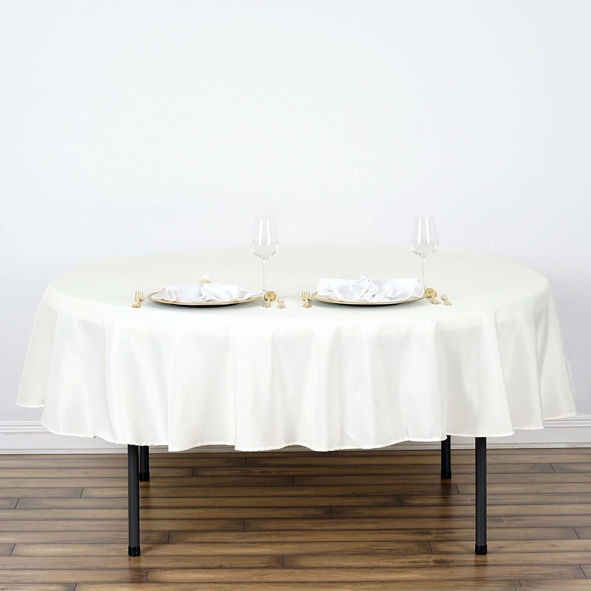 Efavormart Round Tablecloth, 90 Inch Stain & Wrinkle Resistant Washable Table Cloth, Decorative