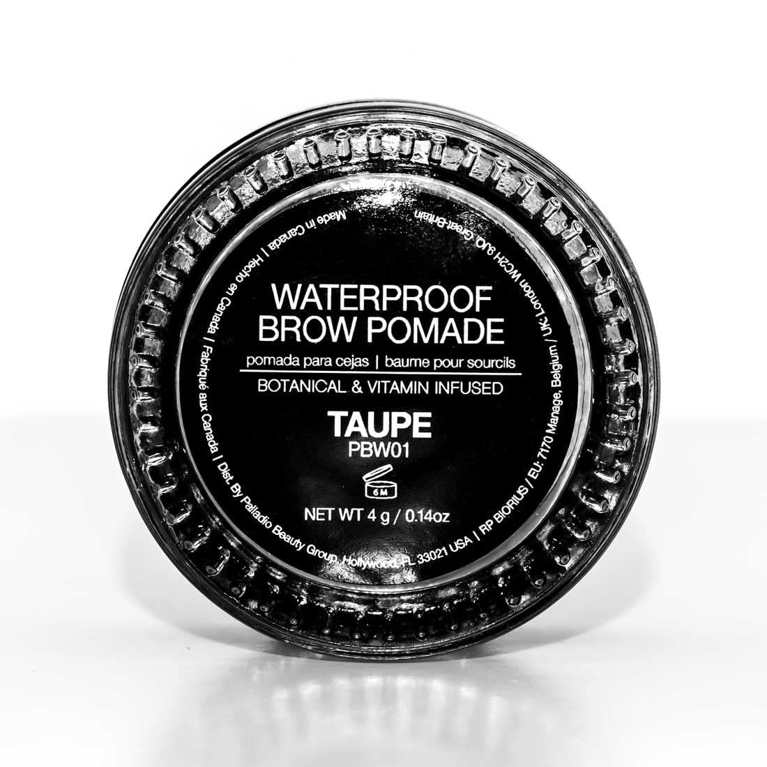 Palladio Brow Pomade Waterproof, 24 Hour Wear, Smudge Proof and Sweat Resistant Formula, Super