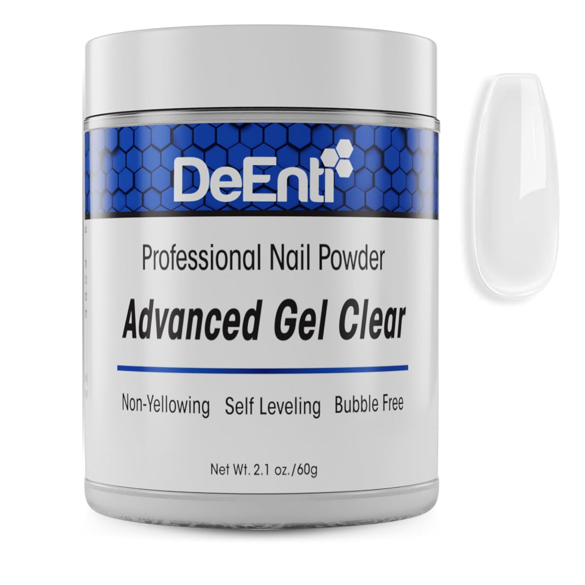 Acrylic Nail Powder, 2oz Crystal Clear Acrylic Powder Dip for Nails, Long Lasting Salon Quality