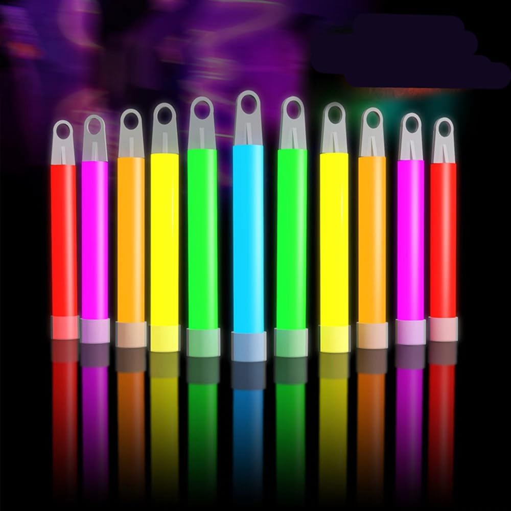 Glow Fever Bulk 50ct 4" Glow In The Dark Sticks, For Kids Party Supplies Birthday Party Favors