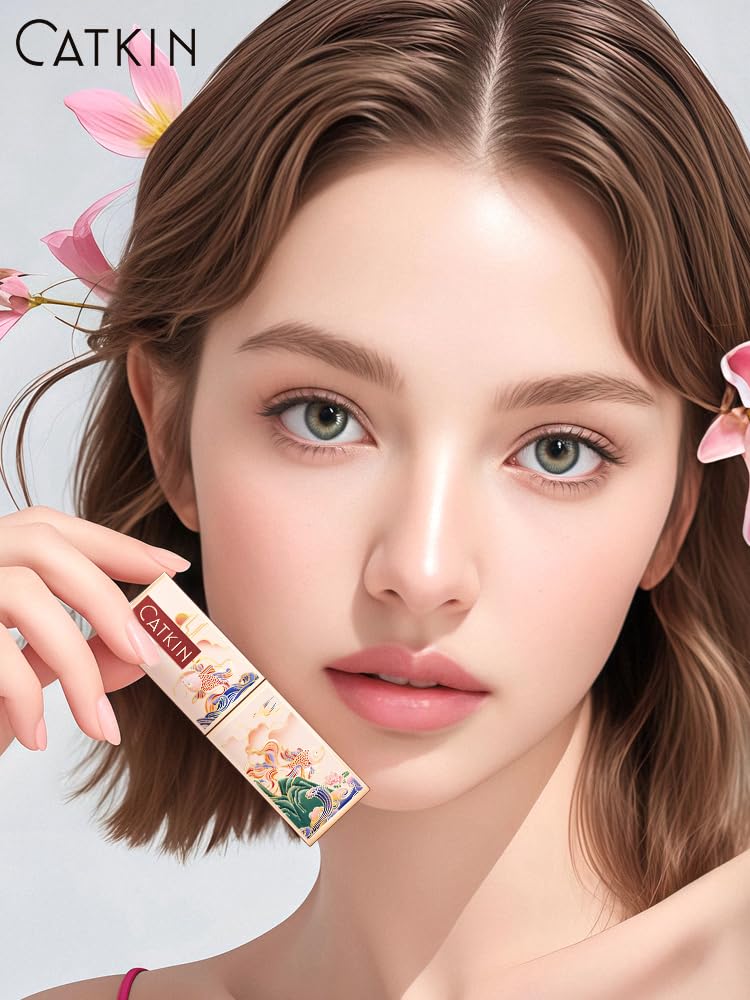 CATKIN Lip Balm Color Changing Lipstick Ultra Hydrating Lip Moistrurizer with Vitamin E Nourishing