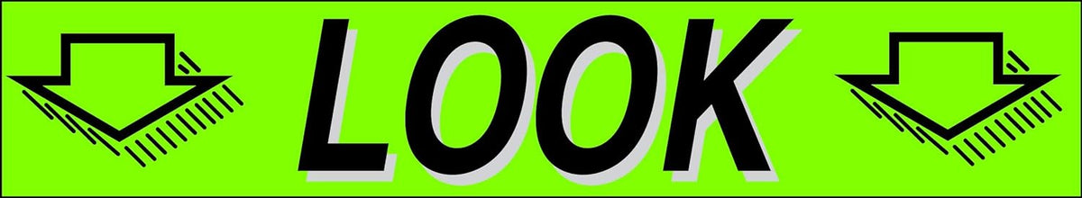 Ez-line Vinyl Windshield Stickers 3 Dozen 15 Inch Chartreuse Slogan Dealership Pro Pack for Car