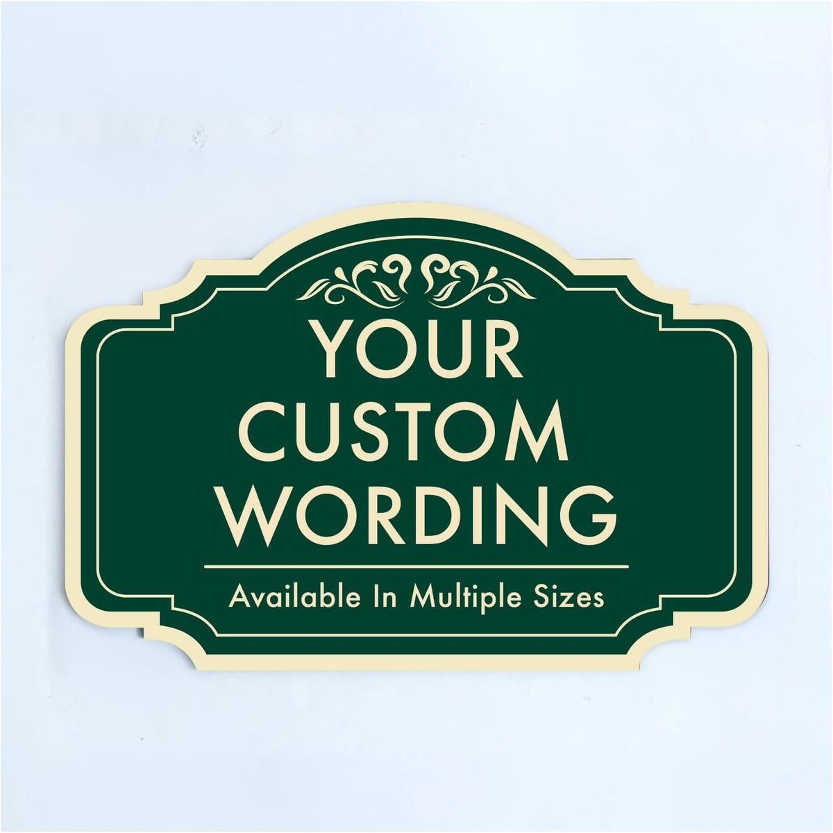 Custom Decorative Outdoor Metal Signs, Personalized Aluminum Signs, Customized Driveway Signs
