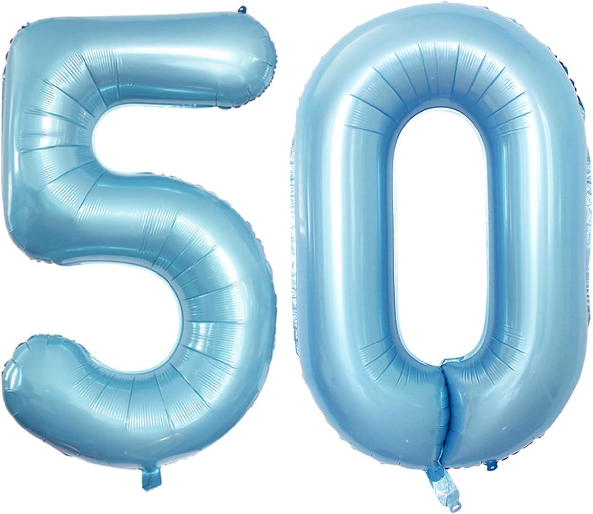 GOER Number 50 Balloons for 50th Birthday Party Decorations,42 Inch Jumbo Foil Helium Balloons for