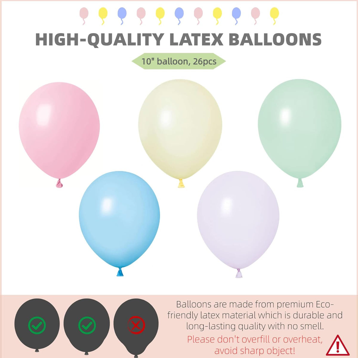 Balloon Column Kit Set of 2 With Balloons Included - Balloon Tower with Stand, Base, and
