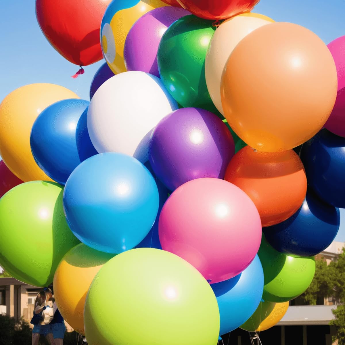 90 Pack 18 inch Balloons 15 Kinds Colors Latex Colorful Party Balloon Bulk for Various Party Events