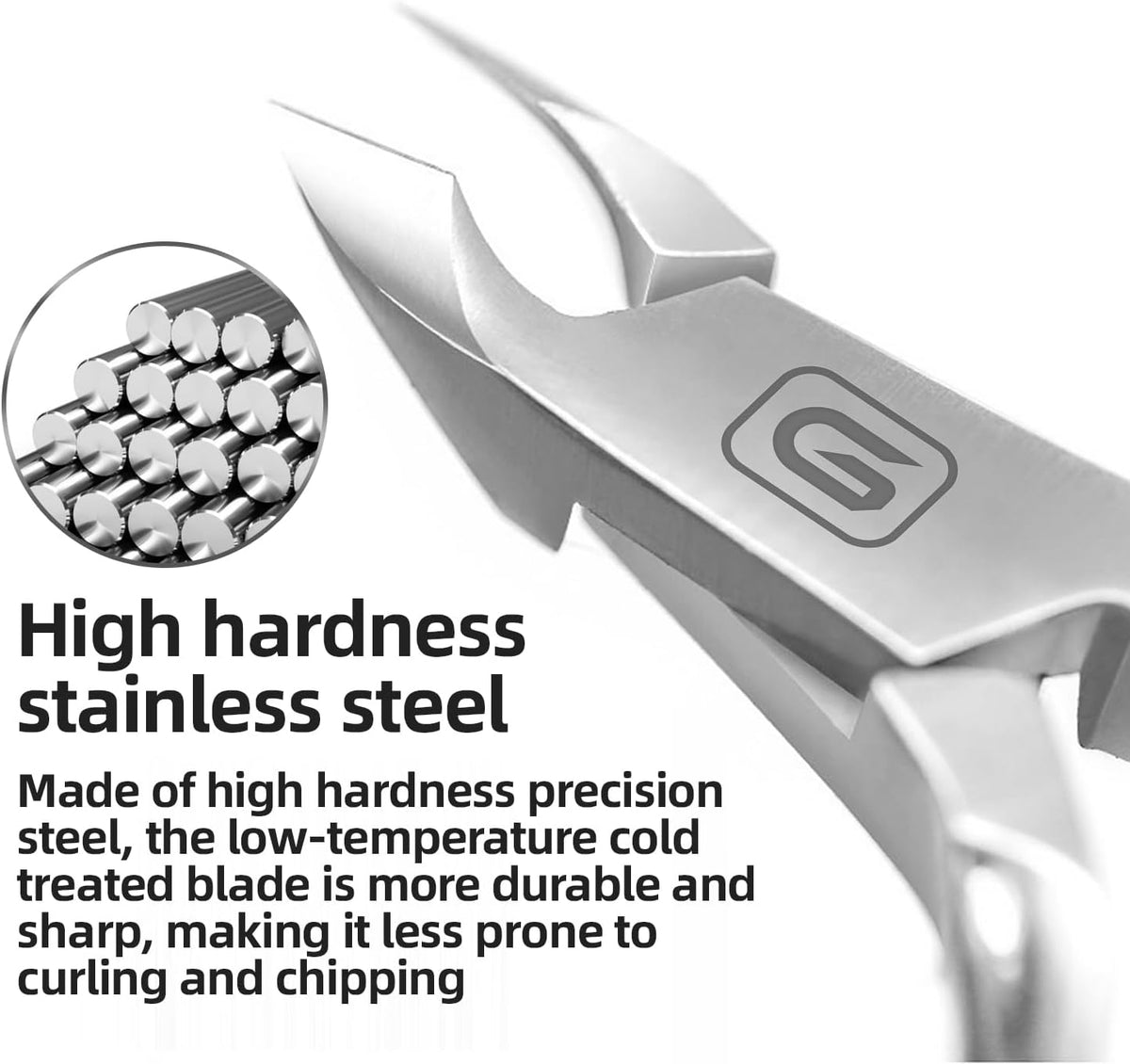 Cuticle Trimmer 3/4 Jaw Extremely Sharp Cuticle Nippers Scissors Stainless Steel Clippers Cutter