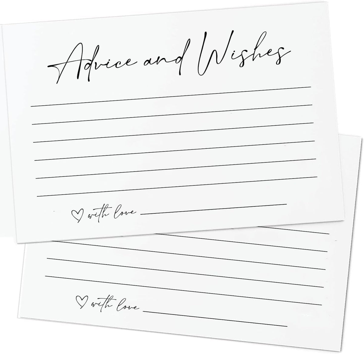 GardenCity Advice and Wishes Cards for Any Event – Well Wishes & Wedding Advice Cards for Bride &
