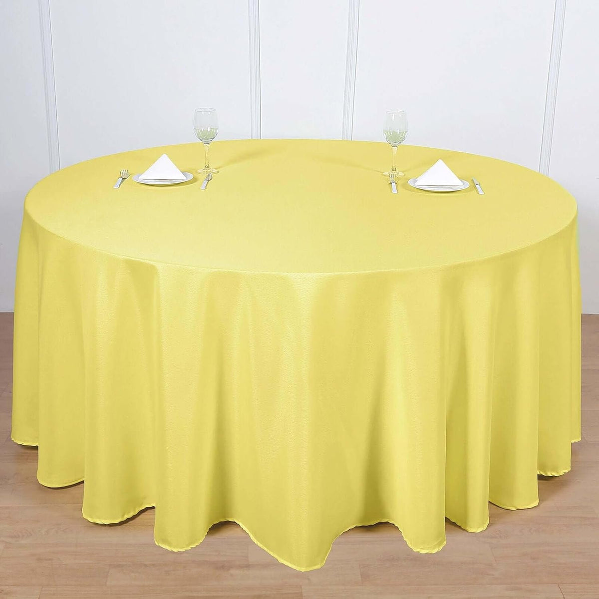 Efavormart Round Tablecloth, 120 Inch Stain & Wrinkle Resistant Washable Table Cloth, Decorative