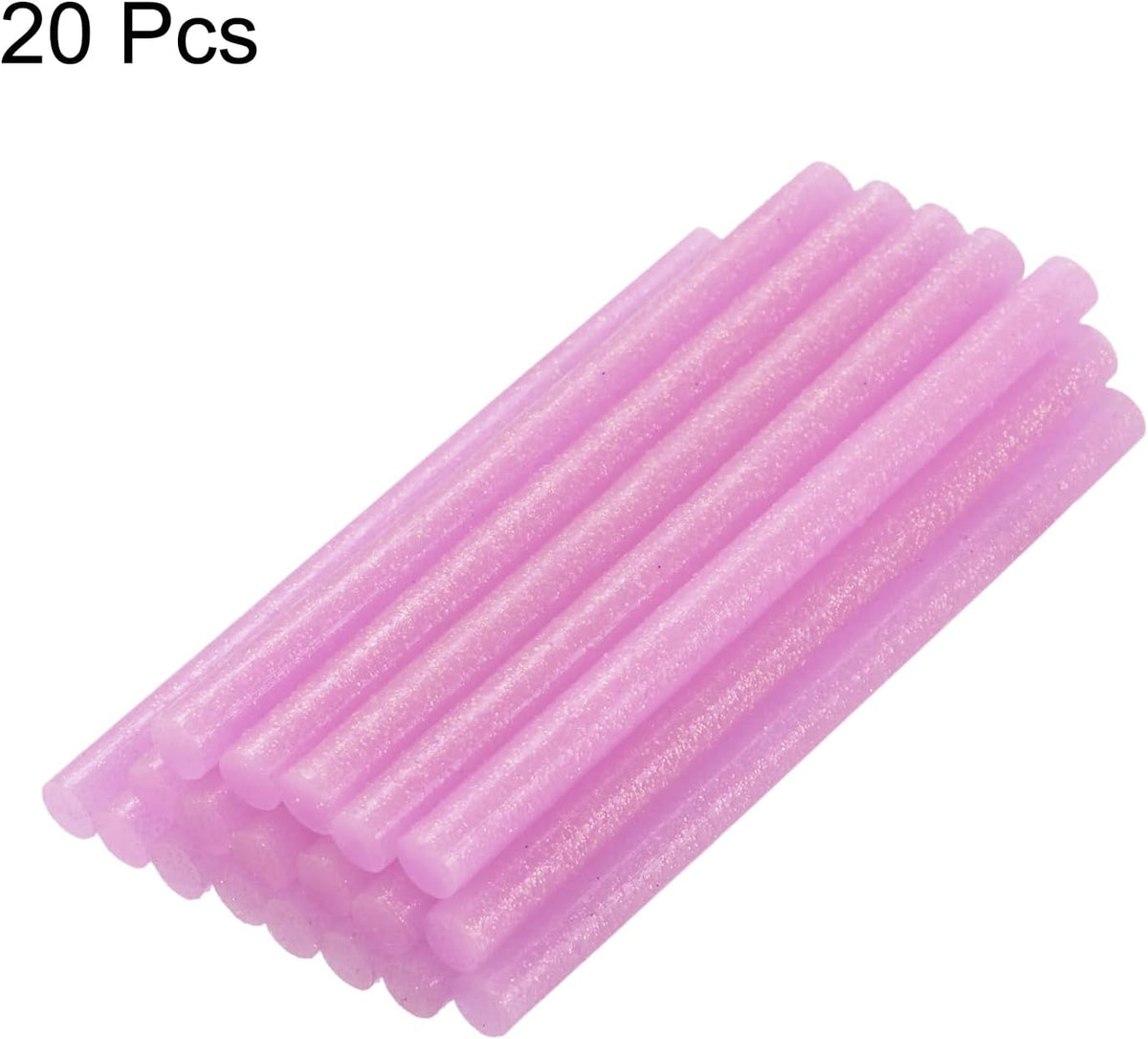 uxcell 20pcs Hot Glue Sticks for Glue Gun 7mm/0.27-inch x 8-inch Mini Hot Melt Adhesive Glue Stick