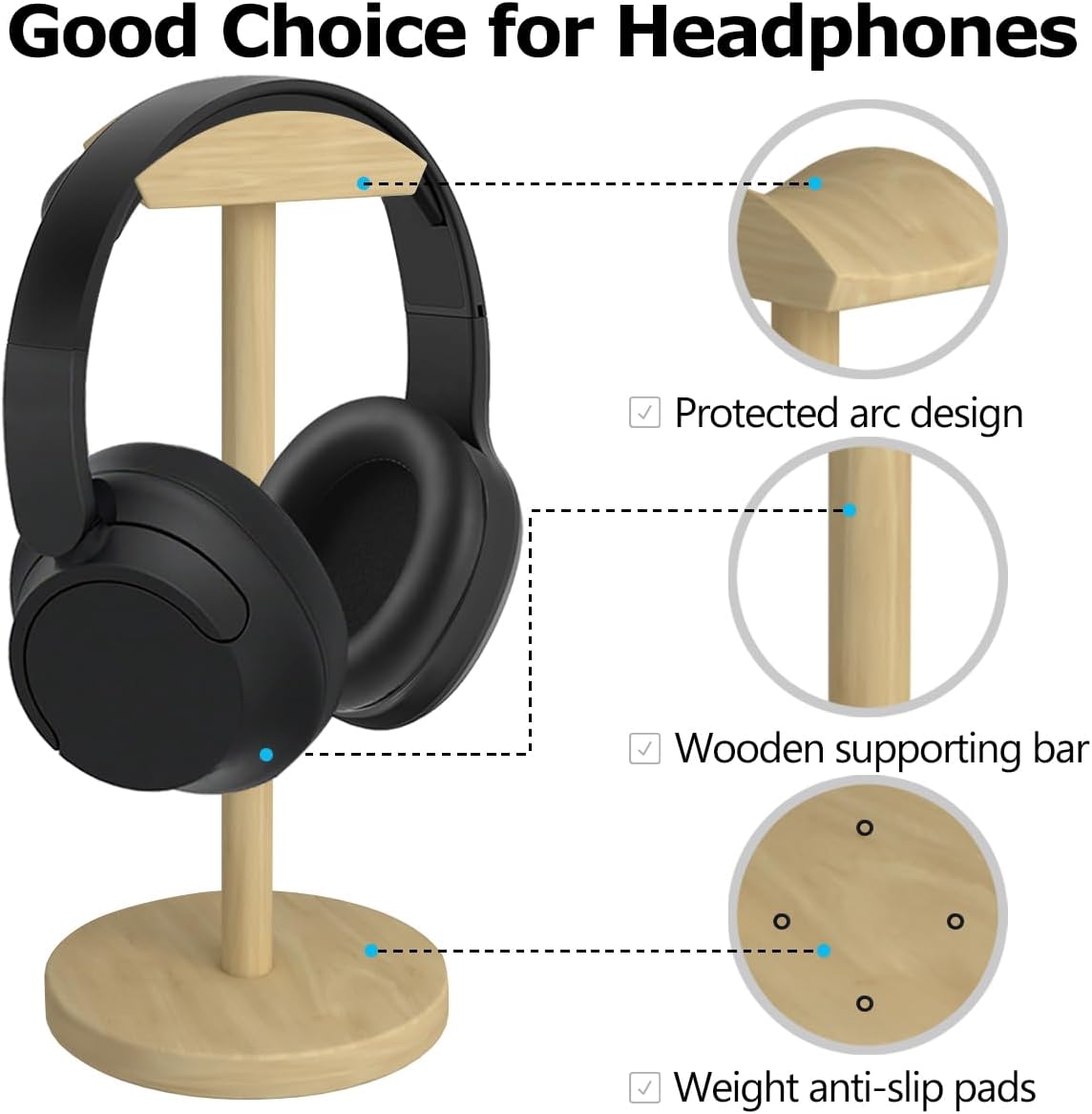 Universal Headphone for Desk Hanger Holder Organizer Keeper Racks Storage Mount Gaming Headset
