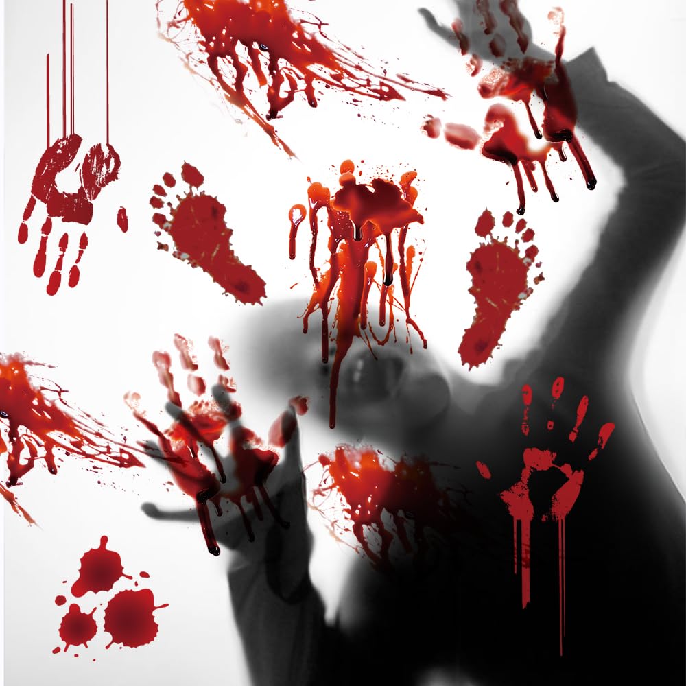 30 Sheets Scar Tattoos Temporary Halloween Makeup Kit, Large Size Fake Chucky Scars Stitches Bloody