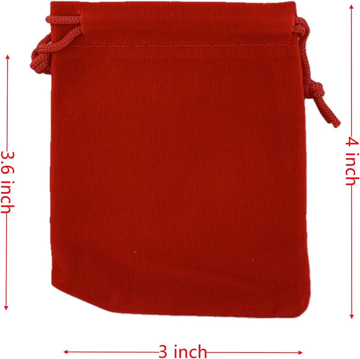 Palmhomee Pack of 48 3x4 Inch Velvet Drawstring Bags Gift Bag Velvet Pouch For Jewelry Wedding and