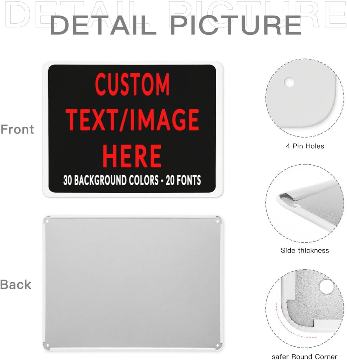 Custom Sign Personalized Custom Metal Sign, Customize For Office, Business, Workplace, Office