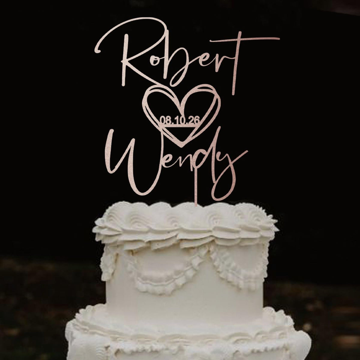 Wedding Cake Toppers, Wedding Cake Toppers Bride and Groom, Custom Cake Topper, Customize Your Own