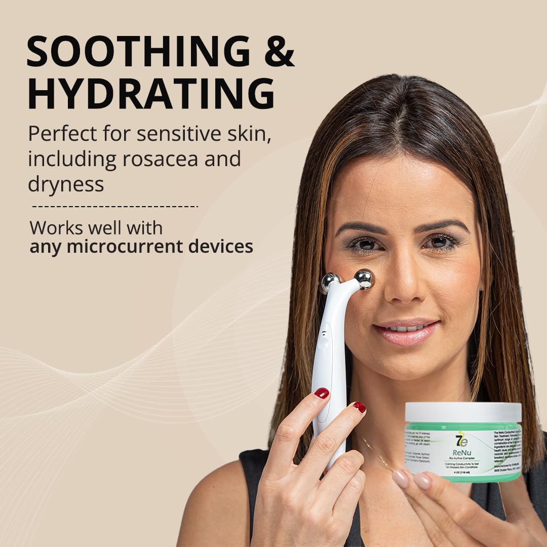 7eWellness Myolift ReNu Conductive Gel for Microcurrent, Renu Microcurrent Conductive Gel for Face